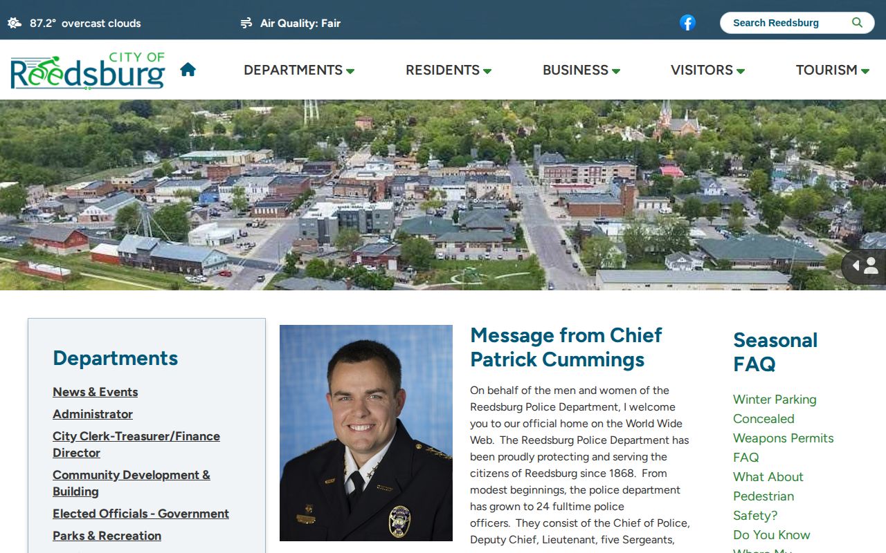 Reedsburg Police Department Sauk County arrest-record information source